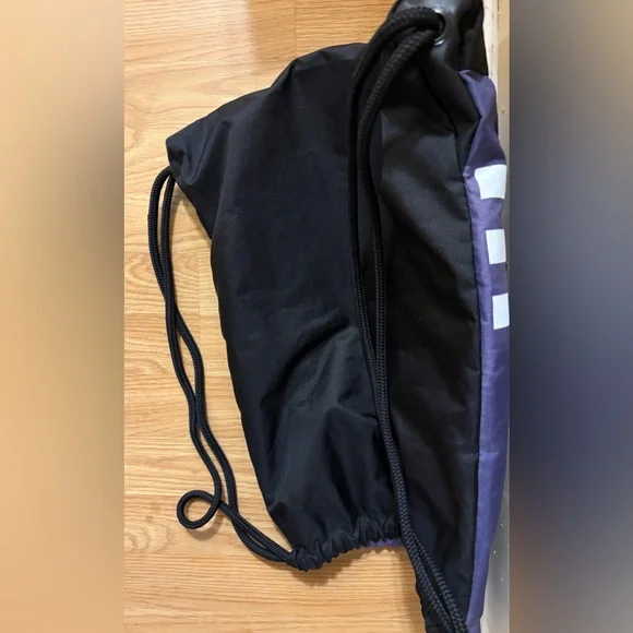 Adidas Purple & Black Drawstring Backpack - Picture 7 of 13